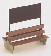 Weinert 3229, Bahnhofsdoppelbank, Bausatz / H0